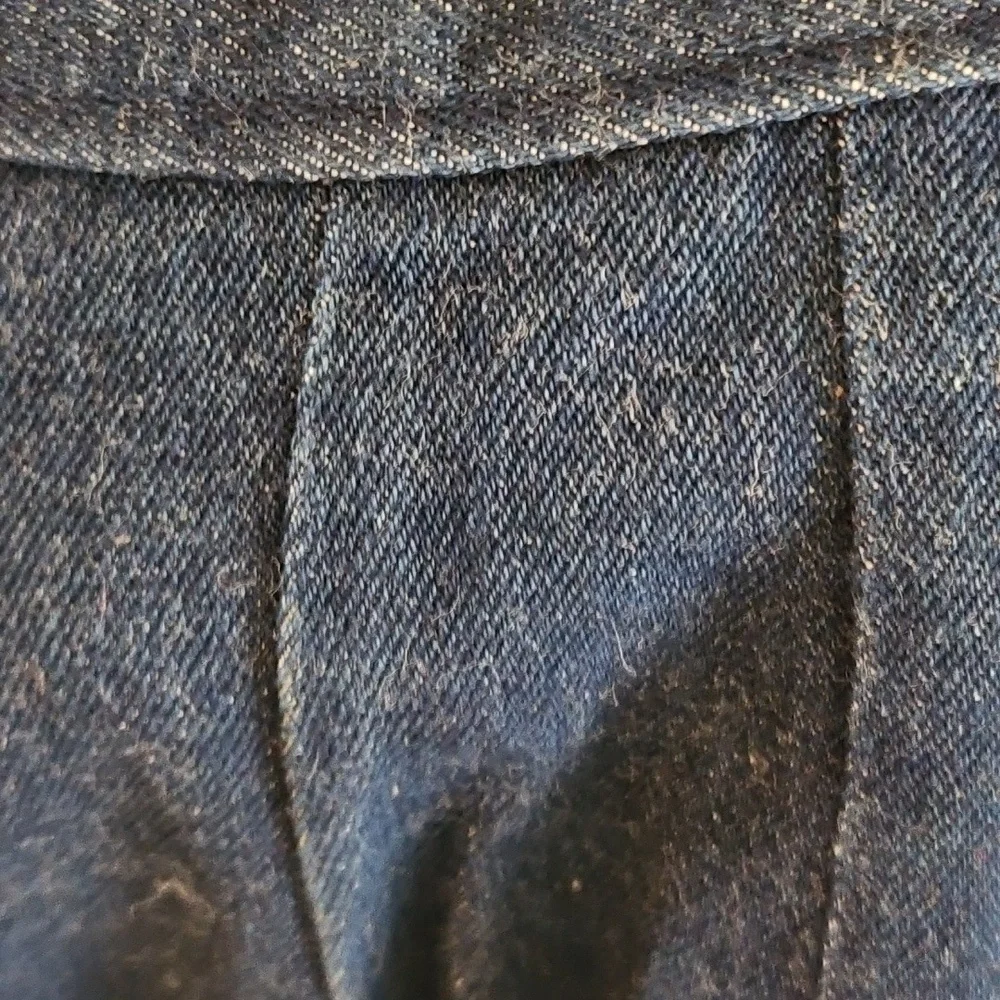 Hand Sewn Vintage Denim Skit With Eyelet Details - Picture 5 of 12